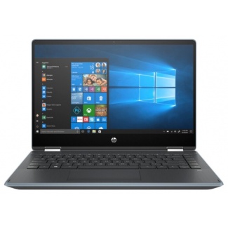 Ноутбук HP PAVILION x360 14-dh1006ur (104A3EA), голубой/пепельно-серебристый