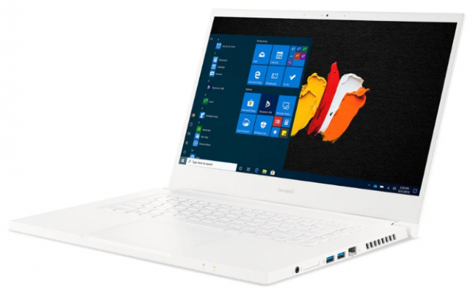 Ноутбук Acer ConceptD 3 CN315-72-746N (NX.C5WER.002), белый фото 2