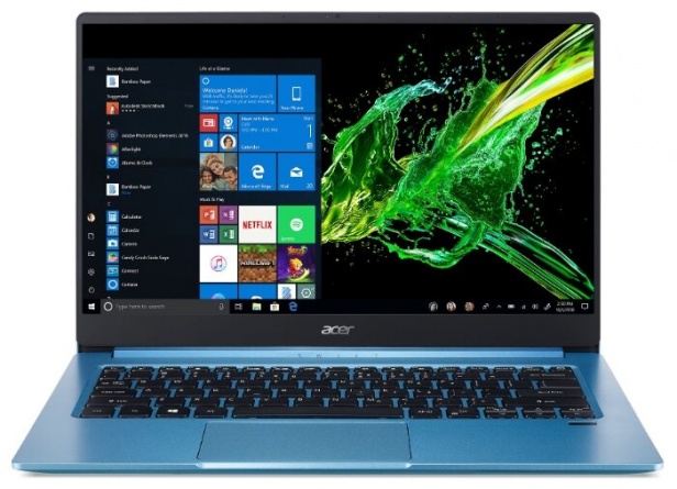 Ноутбук Acer SWIFT 3 SF314-57-735H (NX.HJJER.002), голубой фото 1