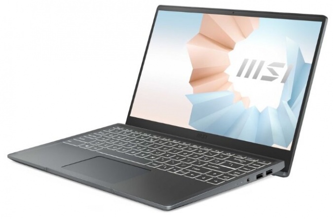 Ноутбук MSI Modern 14 B4MW-254XRU (9S7-14DK14-254), Carbon Gray фото 2