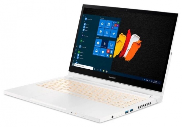 Ноутбук Acer ConceptD 3 Ezel CC314-72-56JF (NX.C5GER.001), белый фото 3