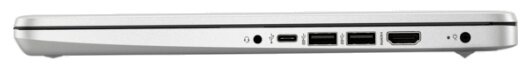 Ноутбук HP 14s-dq1033ur (22M81EA), естественный серебряный фото 5