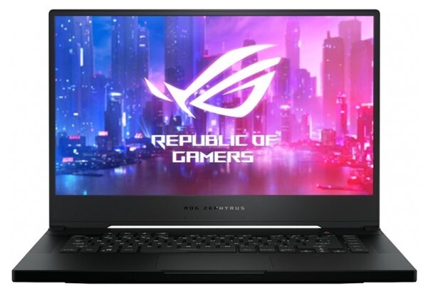 Ноутбук ASUS ROG Zephyrus S GX502LWS-HF121T (90NR02U1-M02090), brushed black фото 1