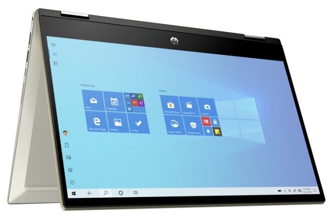 Ноутбук HP PAVILION x360 14-dw0036ur (22M74EA), теплый золотистый/ярко-золотистый фото 2