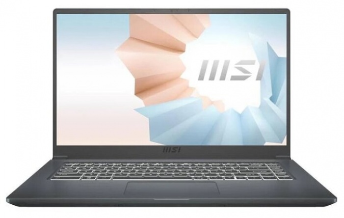 Ноутбук MSI Modern 14 B11MO-063RU (9S7-14D314-063), серый фото 1