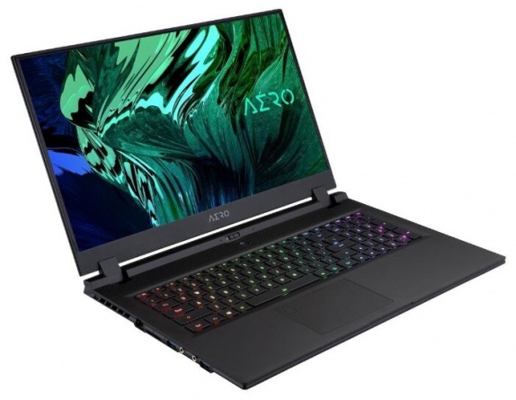Ноутбук GIGABYTE AERO 17 HDR (RTX 30 Series) YC-9RU4760SP (9RP77YC05AM371RU00), черный фото 2