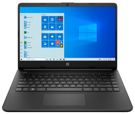 Ноутбук HP 14s-dq1034ur (22M82EA), черный фото 1