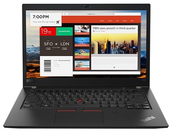 Ноутбук Lenovo ThinkPad T480s (20L7001SRT), черный фото 2