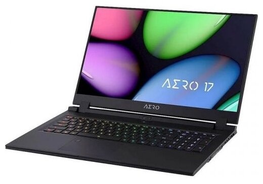 Ноутбук GIGABYTE AERO 17 (9RP77WB8BG8S1RU0000), черный фото 2