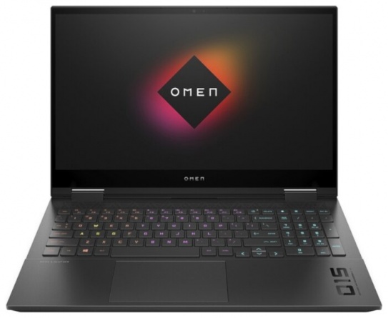 Ноутбук HP OMEN 15-ek0039ur (22R20EA), таинственный черный фото 1