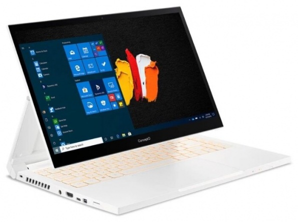 Ноутбук Acer ConceptD 3 Ezel CC314-72-762W (NX.C5GER.003), белый фото 4