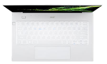 Ноутбук Acer Swift 7 SF714-52T-76X9 (NX.HB4ER.003), белый фото 5