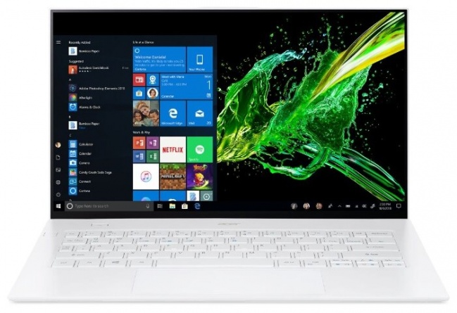 Ноутбук Acer Swift 7 SF714-52T-73BF (NX.HB4ER.004), белый фото 1