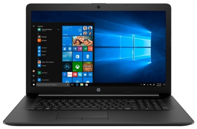 Ноутбук HP 17-ca2037ur (22T76EA), черный фото 1