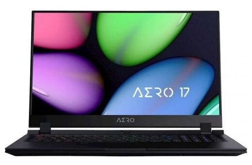 Ноутбук GIGABYTE AERO 17 (9RP77WB8BG8S1RU0000), черный фото 1