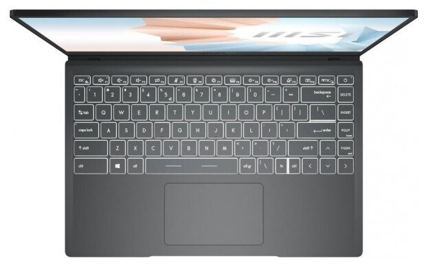 Ноутбук MSI Modern 14 B11MO-063RU (9S7-14D314-063), серый фото 4